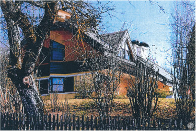 Einfamilienhaus Aussenansicht, Linsenberg, Kärnten